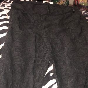 black jeggings